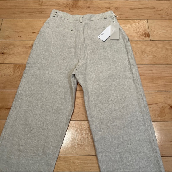 REFORMATION Petite 00P Vesta Oatmeal Linen Pants NEW - Picture 12 of 16